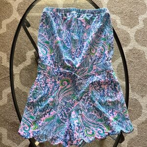 Lilly Pulitzer Romper Scalloped